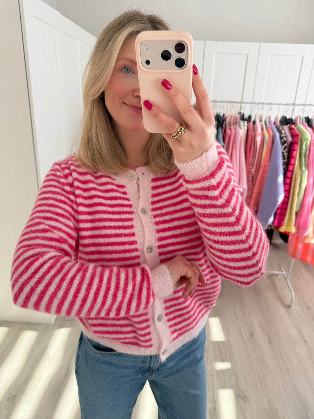 Striped Spring Cardigan