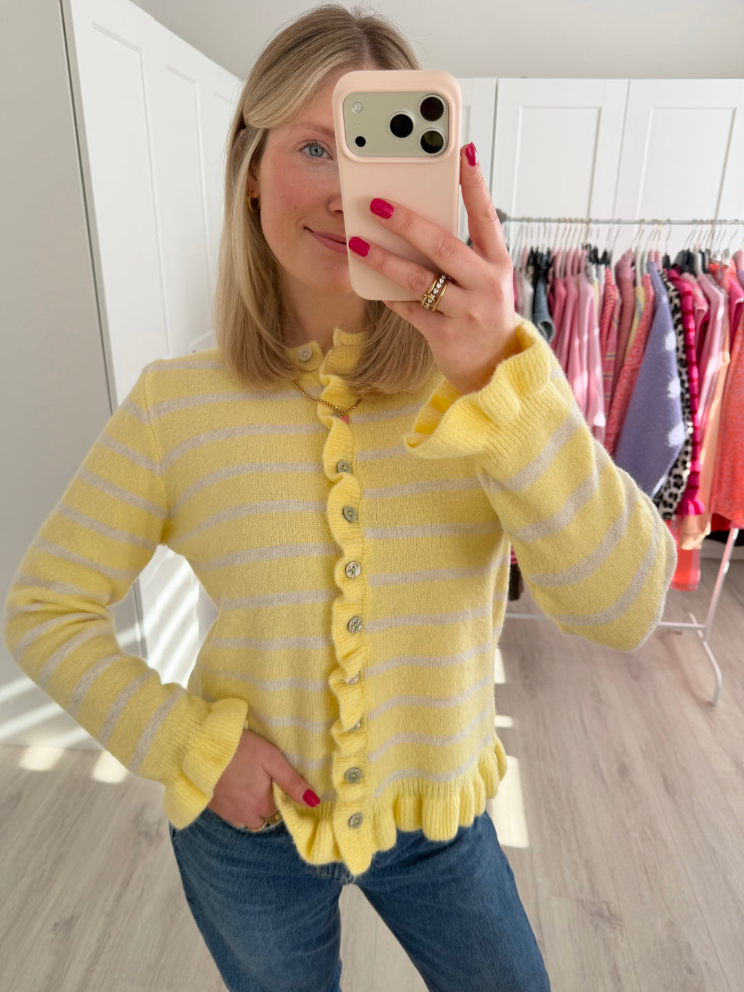 Cute Ruffle Cardigan