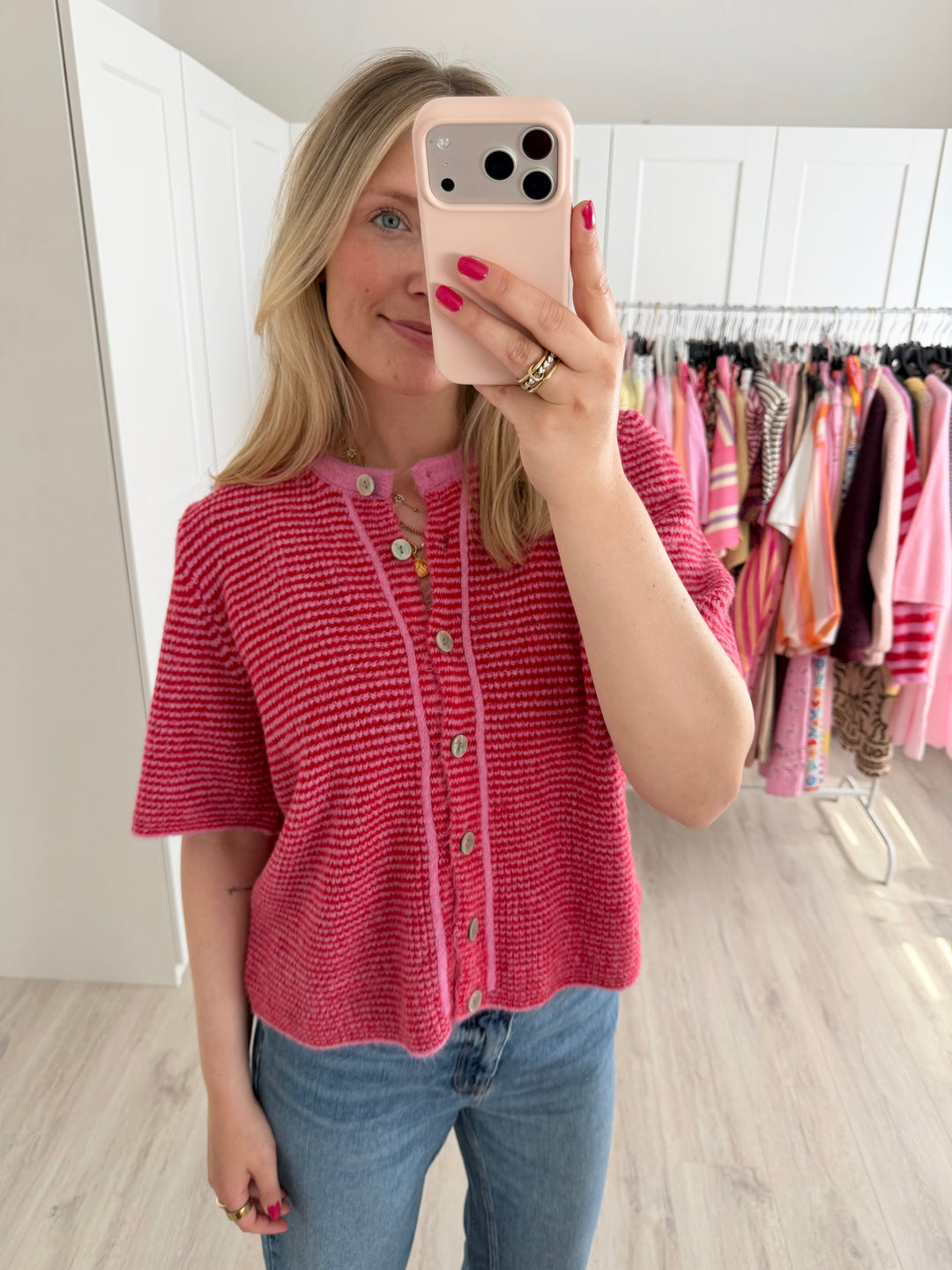 Cozy Striped Cardigan