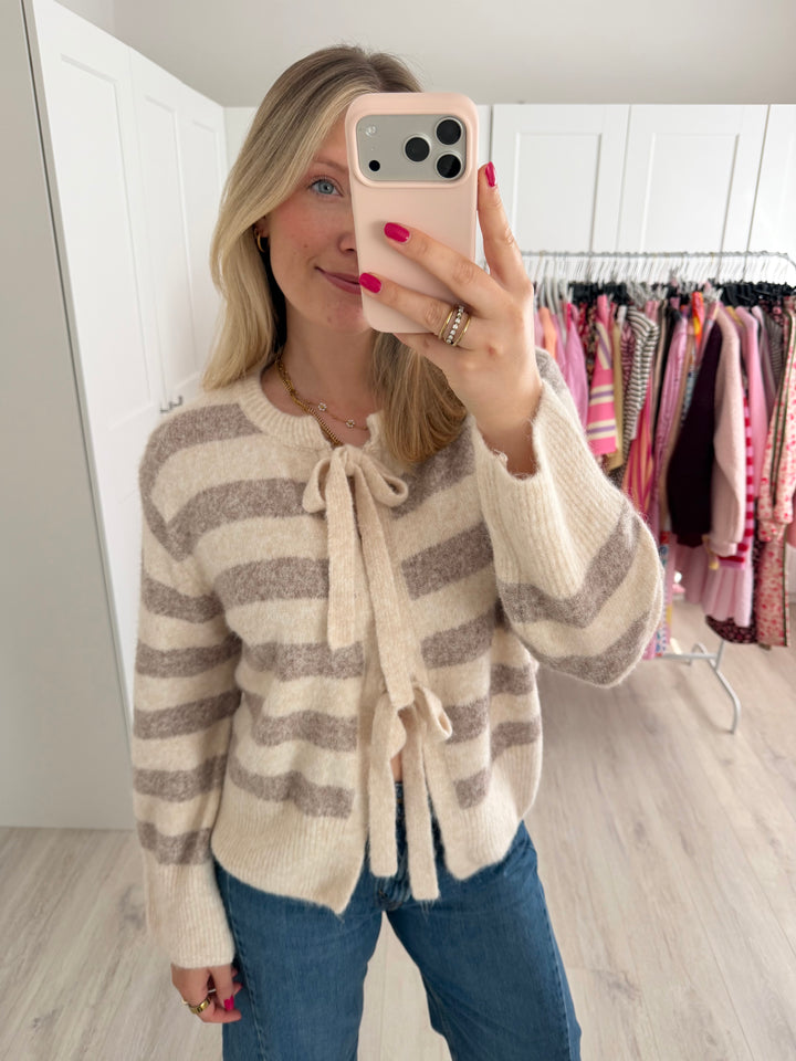 Bow Knit Cardigan