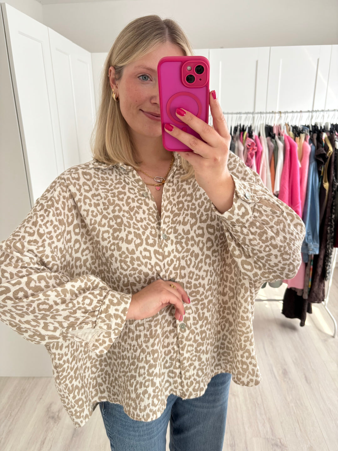 Musselinbluse Leo Love