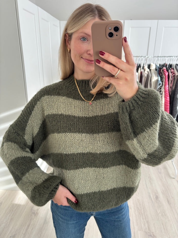 Bold Stripes Pullover