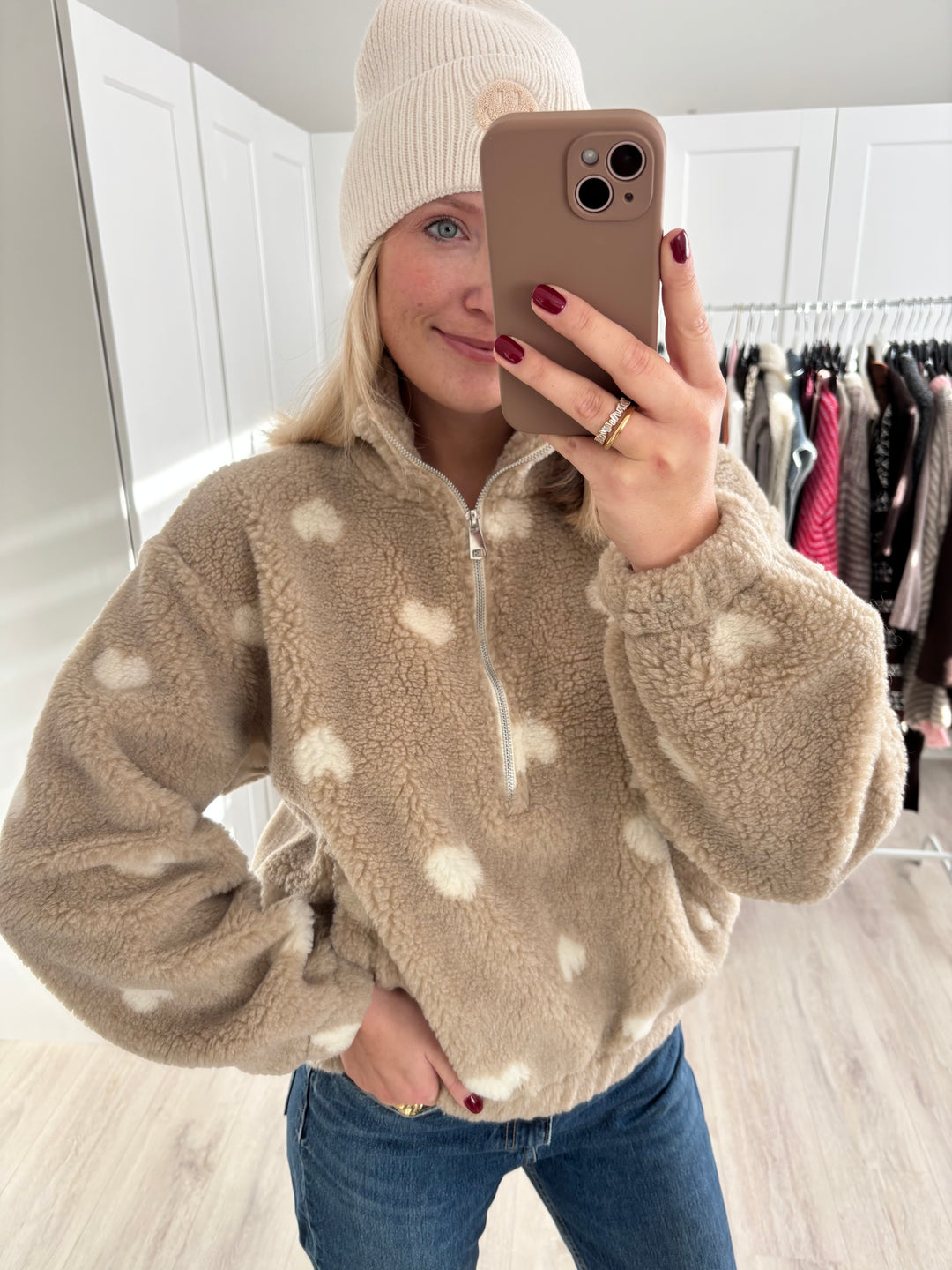 Teddy Sweater Hearts