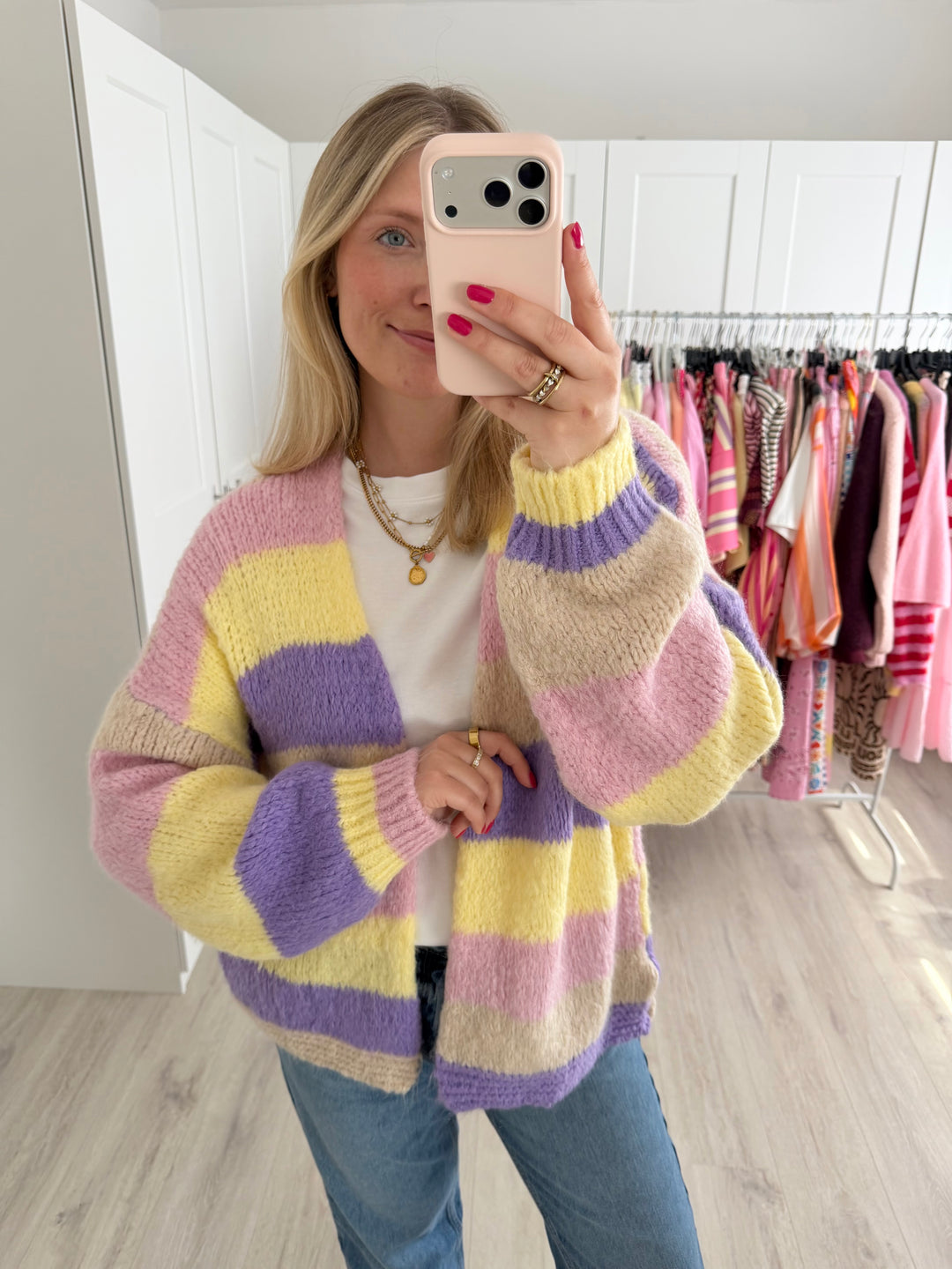 Chunky Stripes Cardigan