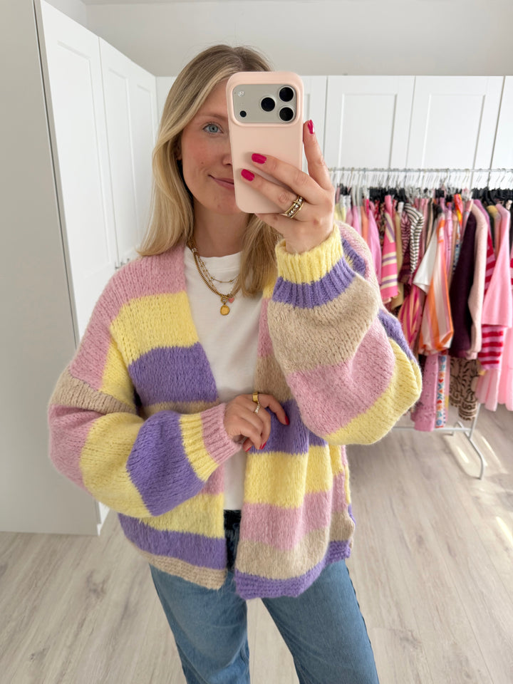 Chunky Stripes Cardigan