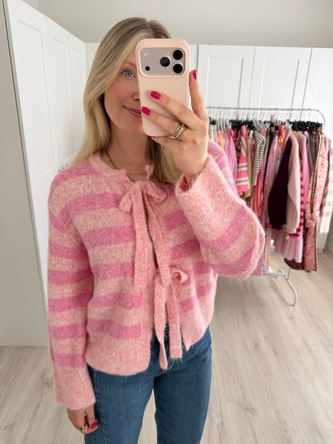 Bow Knit Cardigan
