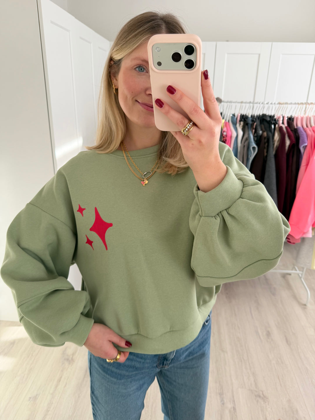 Sweater Amor por favor - Mint