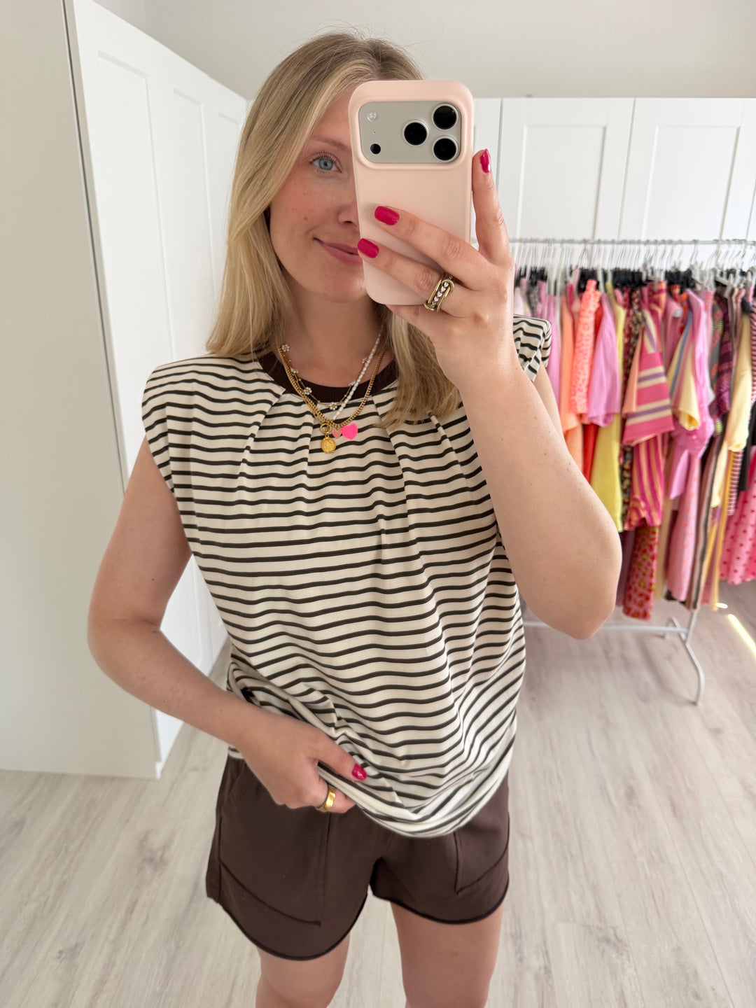 Heart Striped T-Shirt