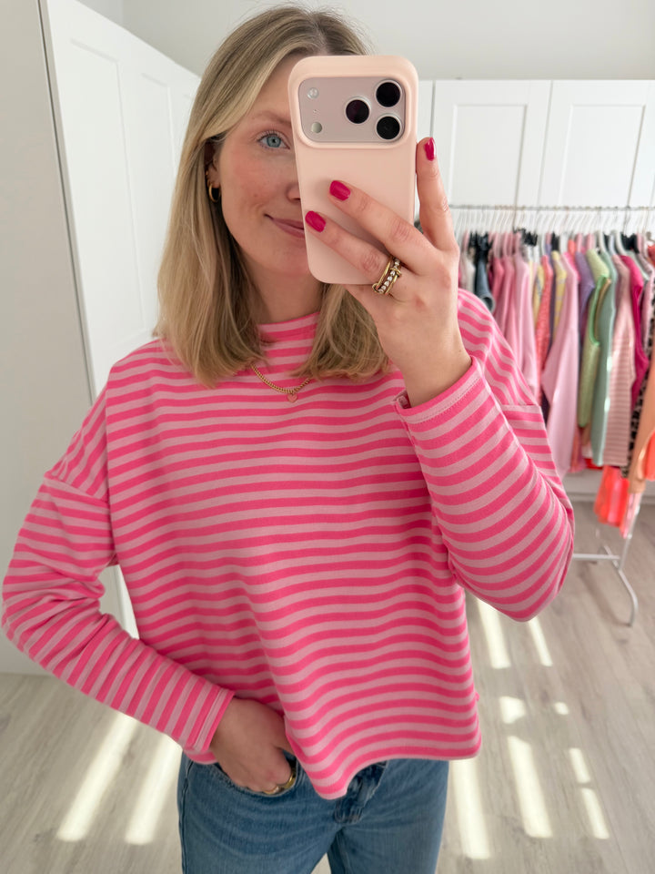 Happy Stripes Sweater (kurz)