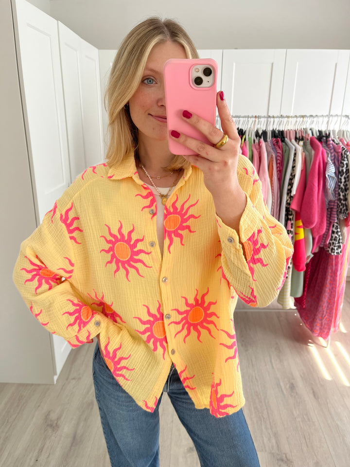Musselinbluse Sunshine