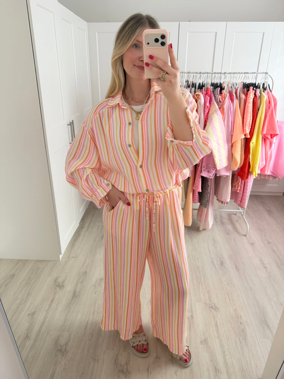 Musselinhose Happy Stripes