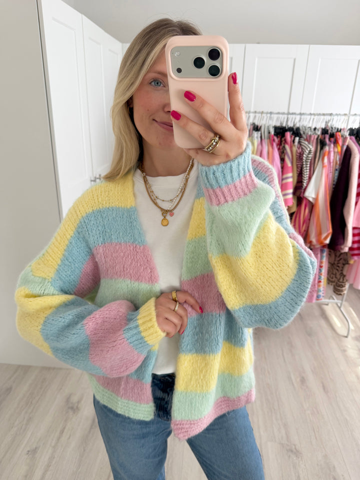 Chunky Stripes Cardigan