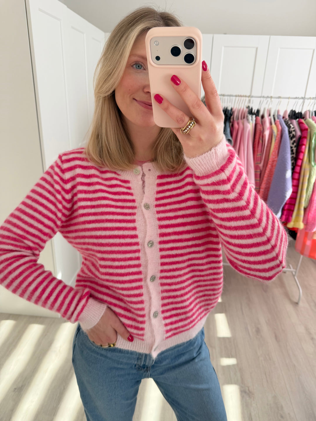 Striped Spring Cardigan