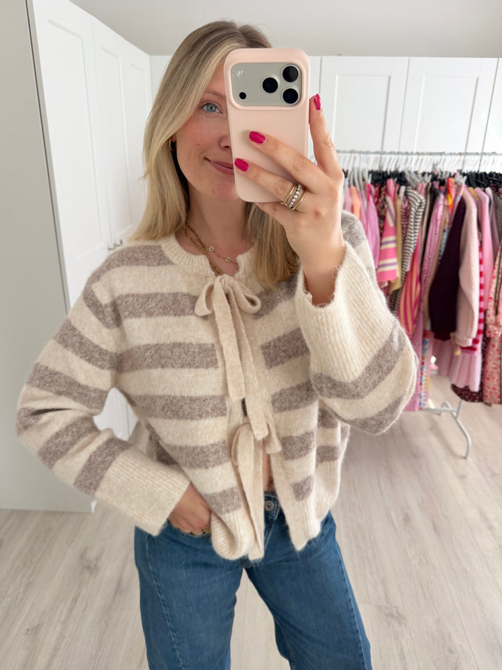 Bow Knit Cardigan