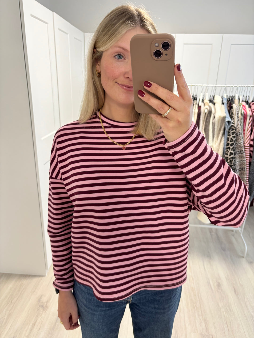 Happy Stripes Sweater (kurz)