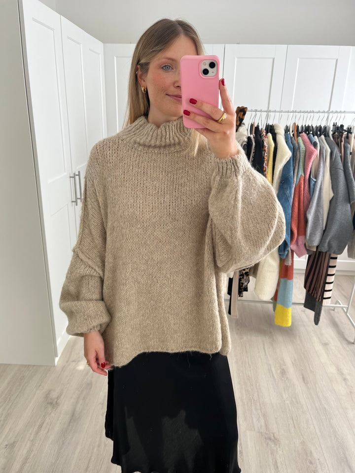 Pullover Classic Knit - Beige