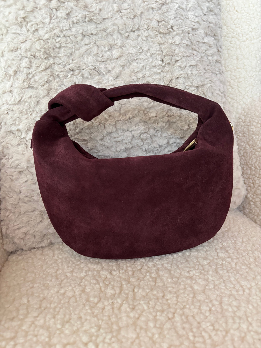 Knot Suede Bag
