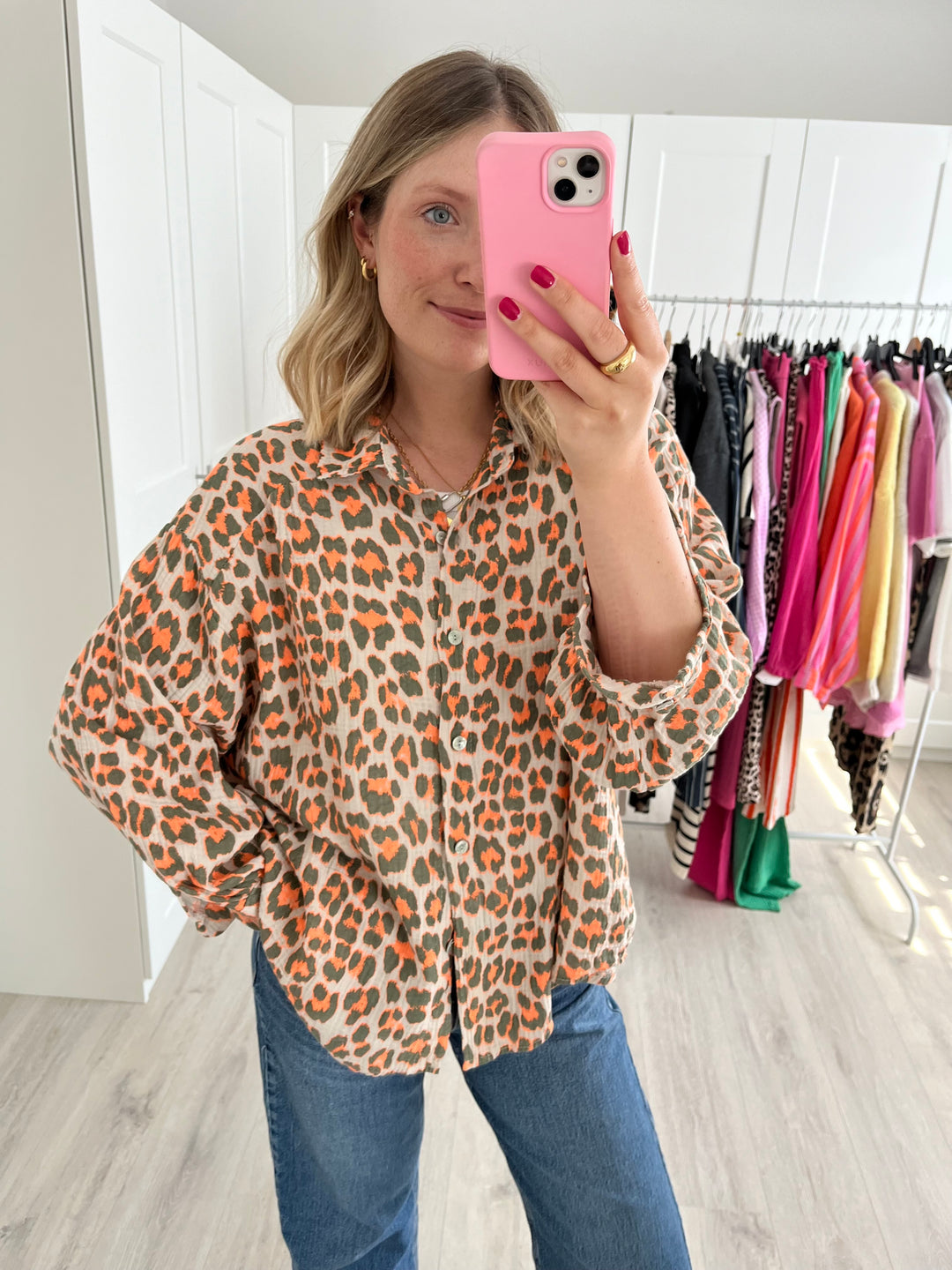 Musselinbluse Leo Love