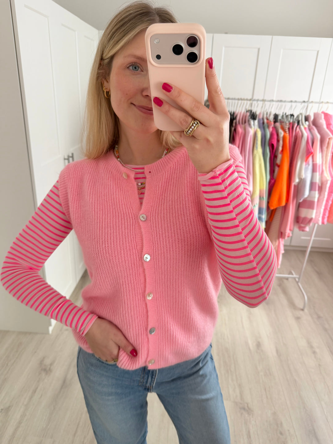 Ripped Knit Weste