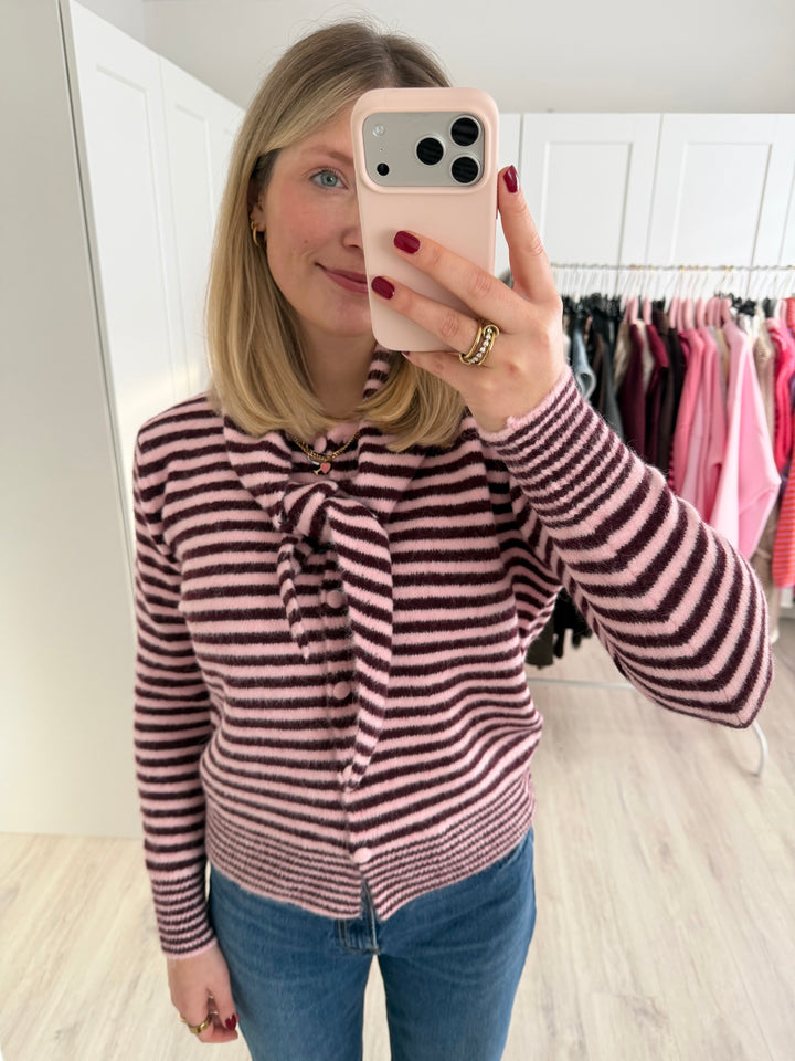 Supersoft Basic Striped Cardigan