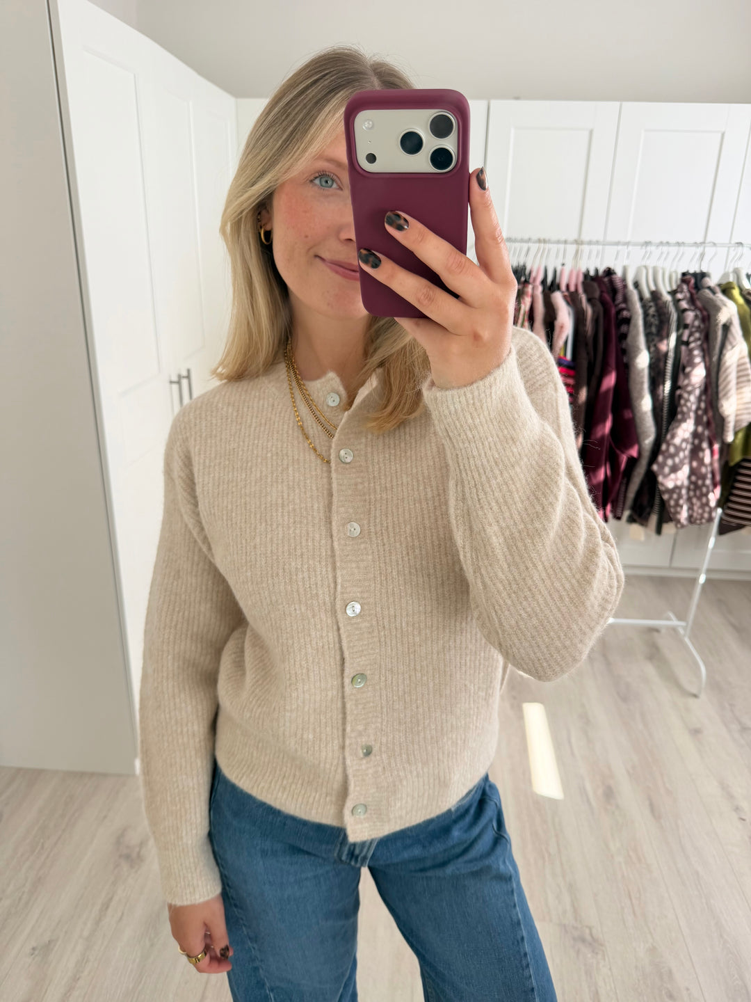 Basic Ripped Cardigan