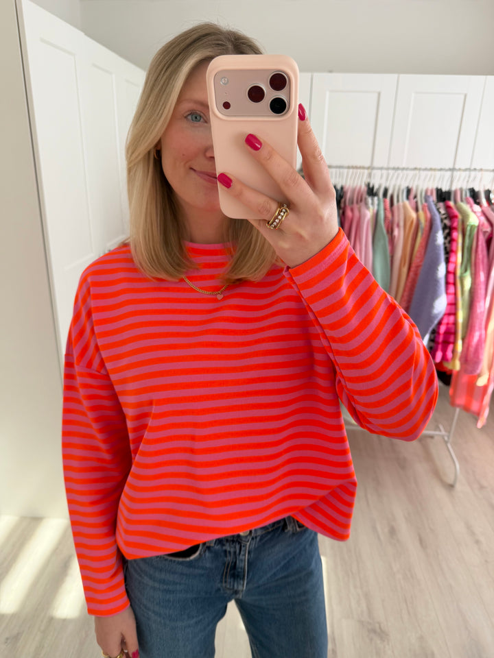 Happy Stripes Sweater (kurz)