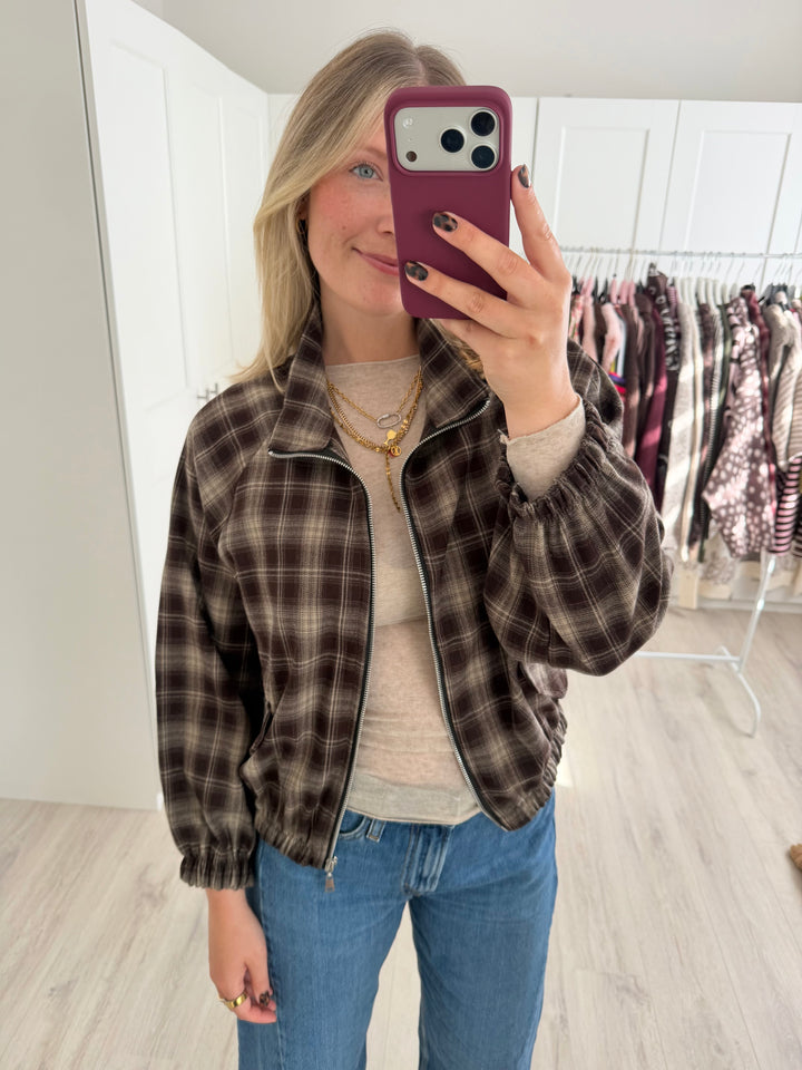 Plaid Jacke