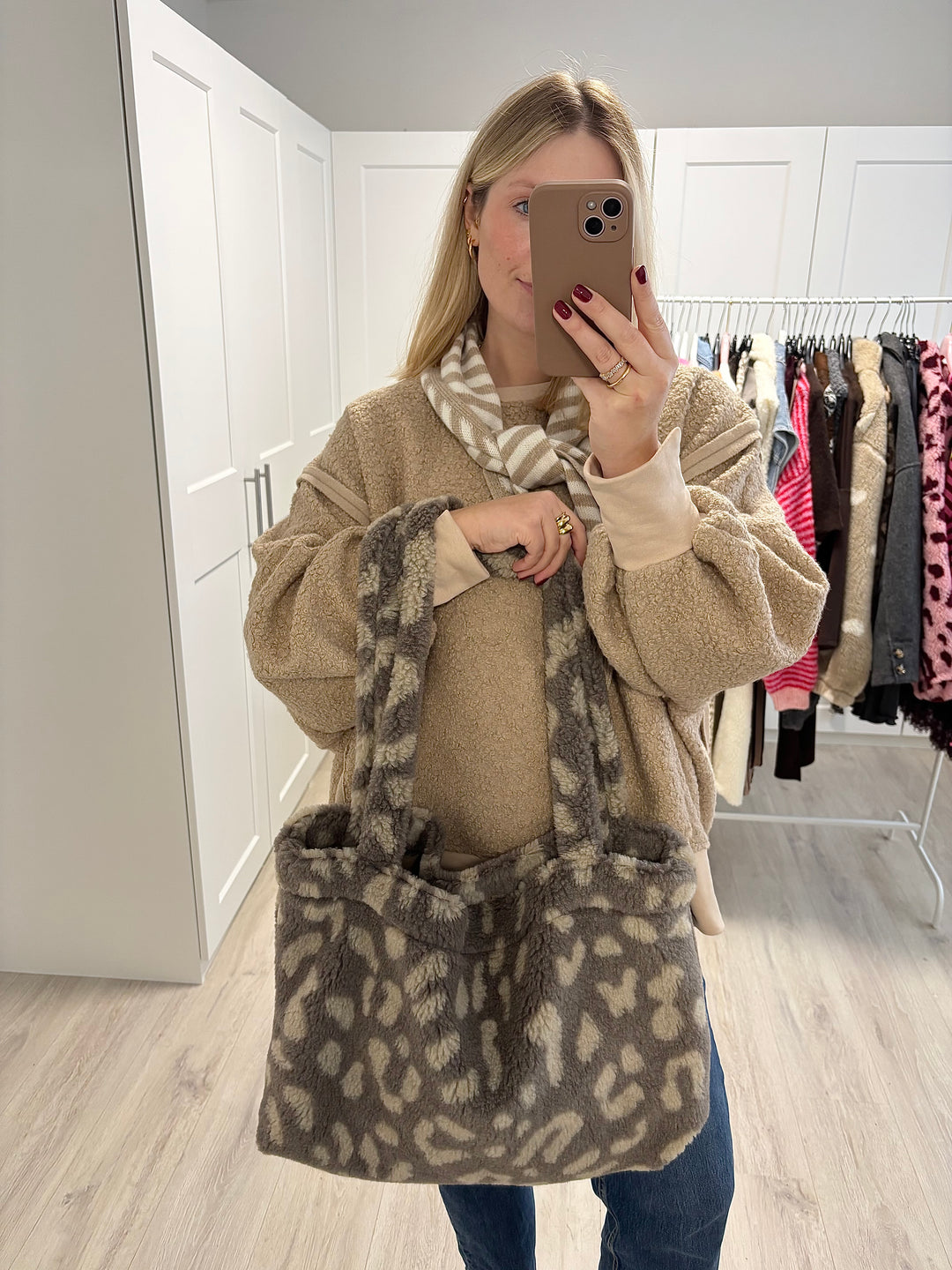 Leo Shopper Taupe