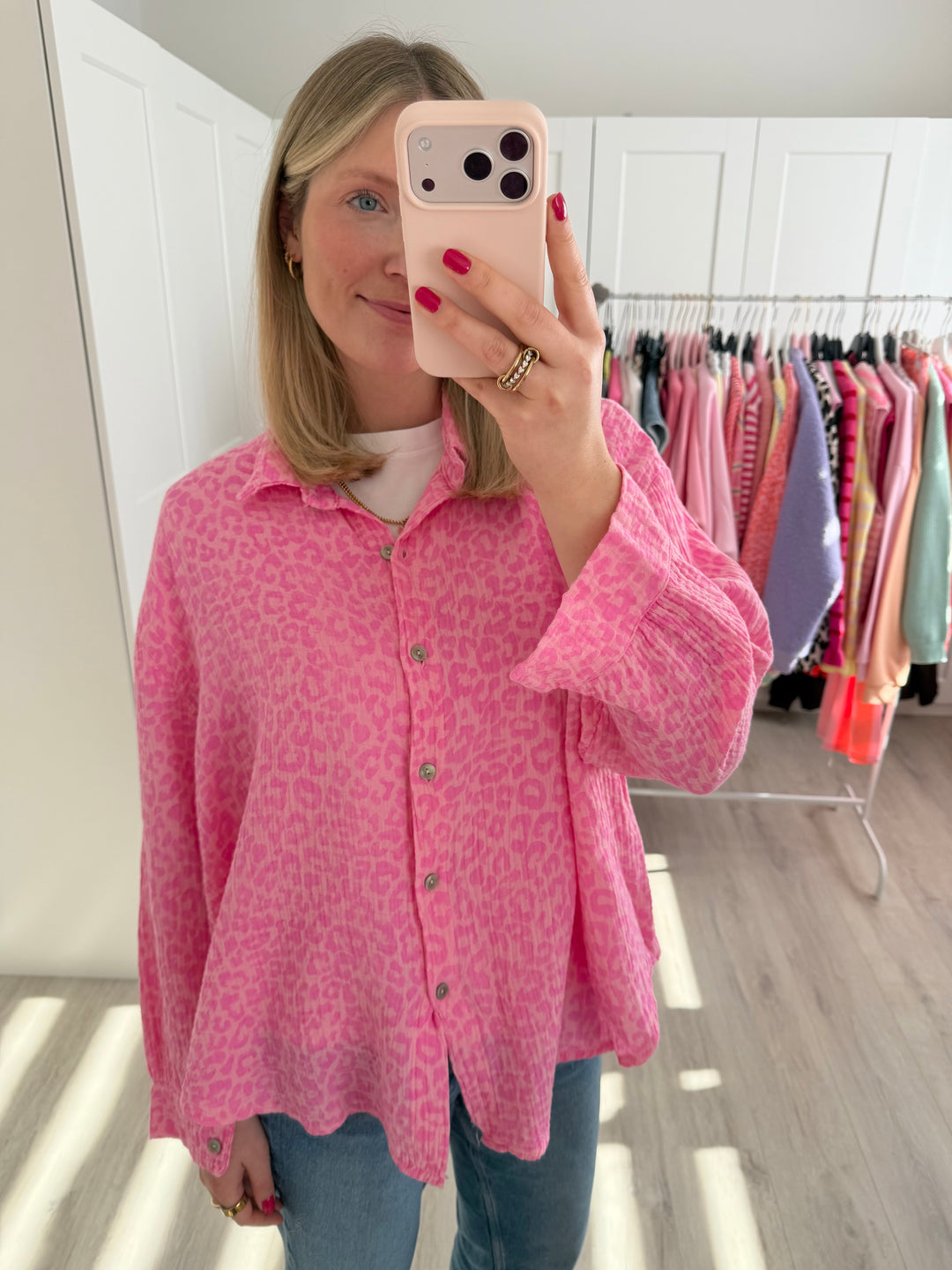 Musselinbluse Leo Love