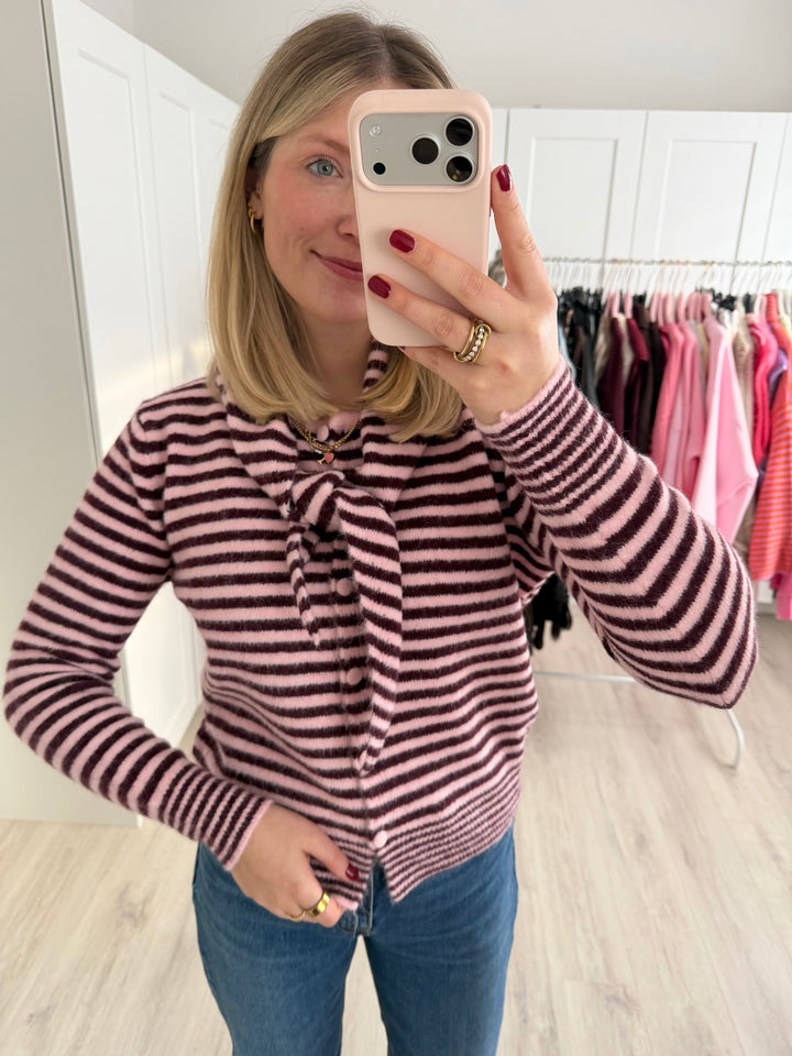 Supersoft Basic Striped Cardigan