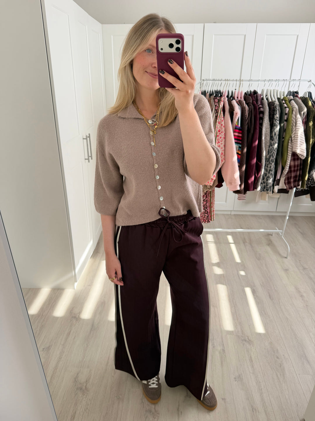 Wide Leg Suit Hose