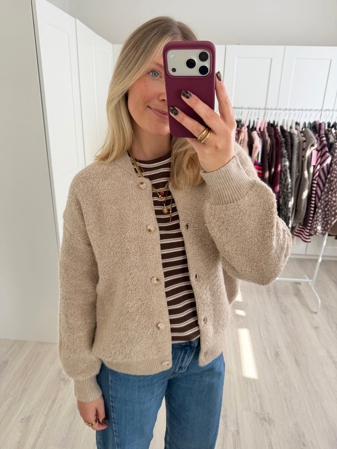 Teddy Bomberjacke