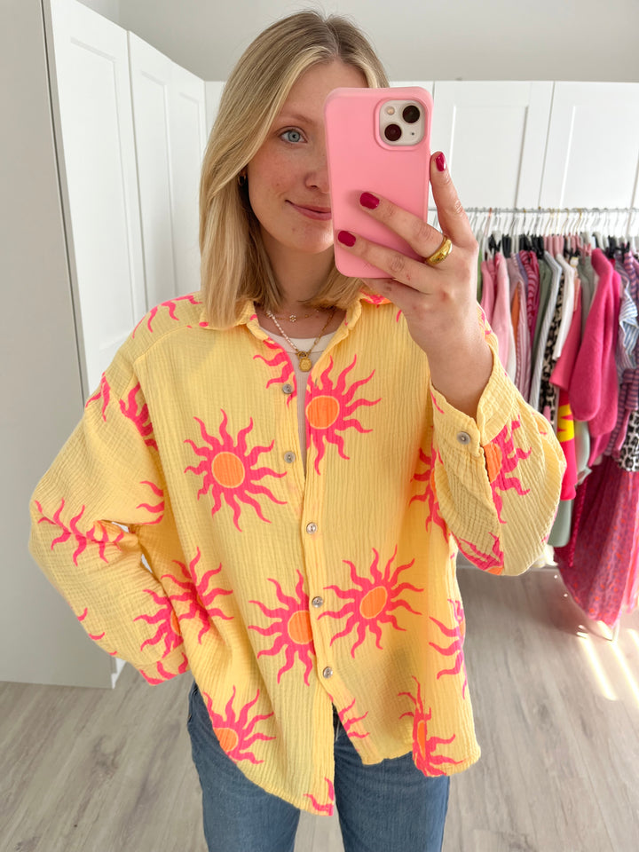 Musselinbluse Sunshine