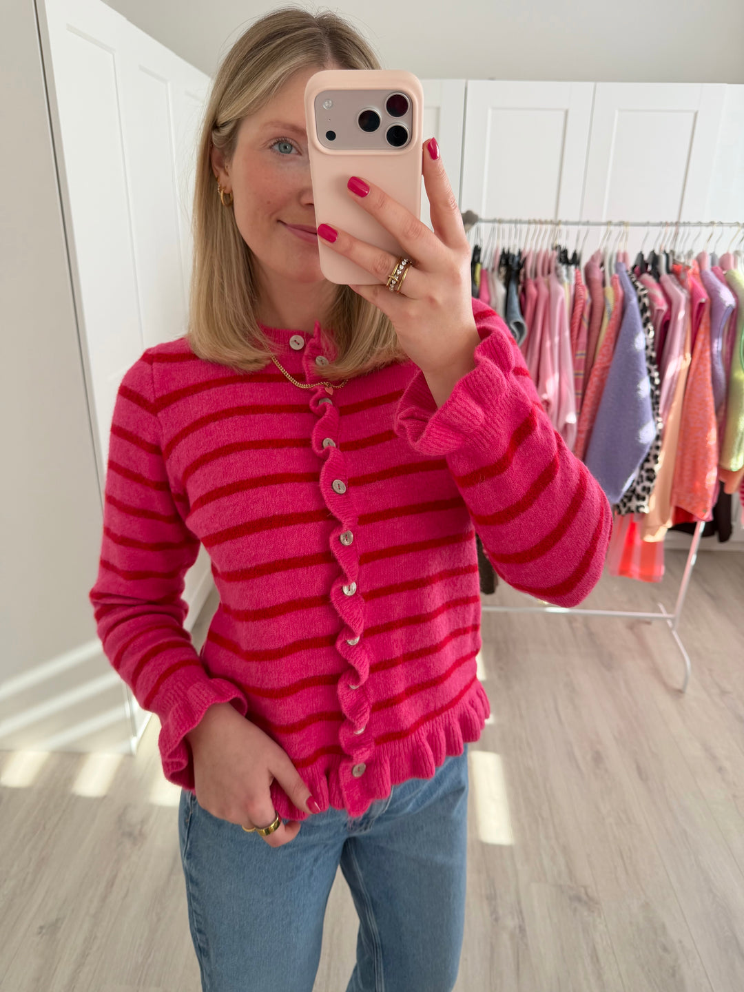 Cute Ruffle Cardigan