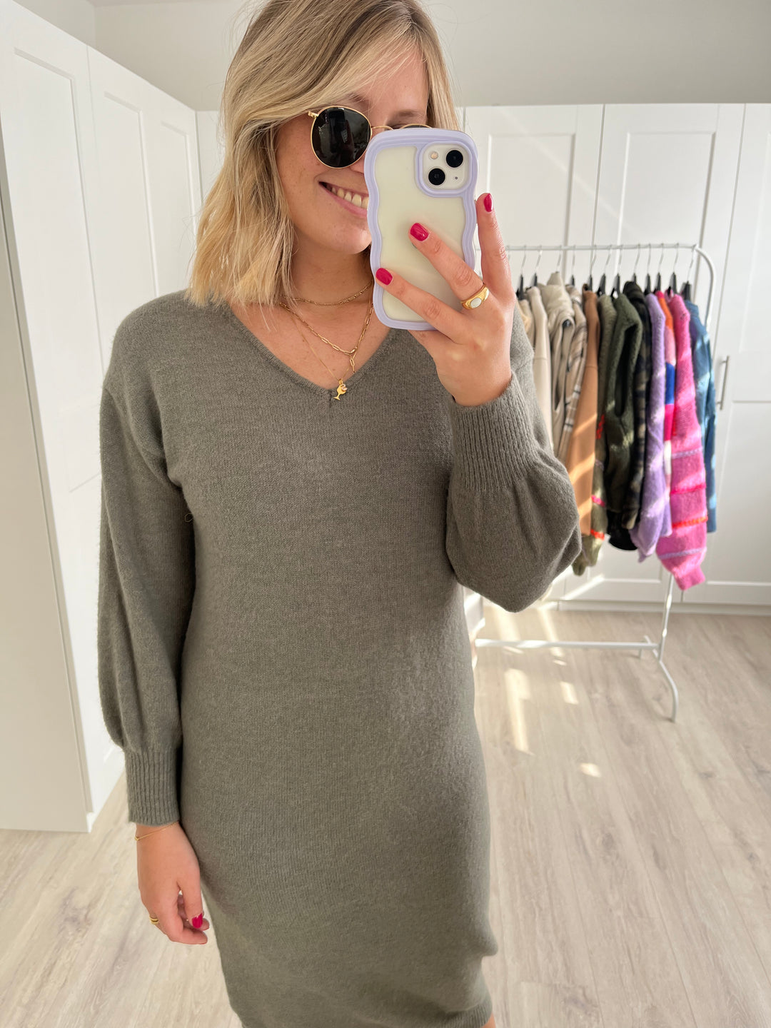 Strickkleid Knit It! - Khaki