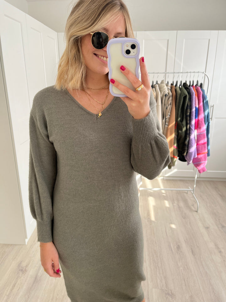 Strickkleid Knit It! - Khaki