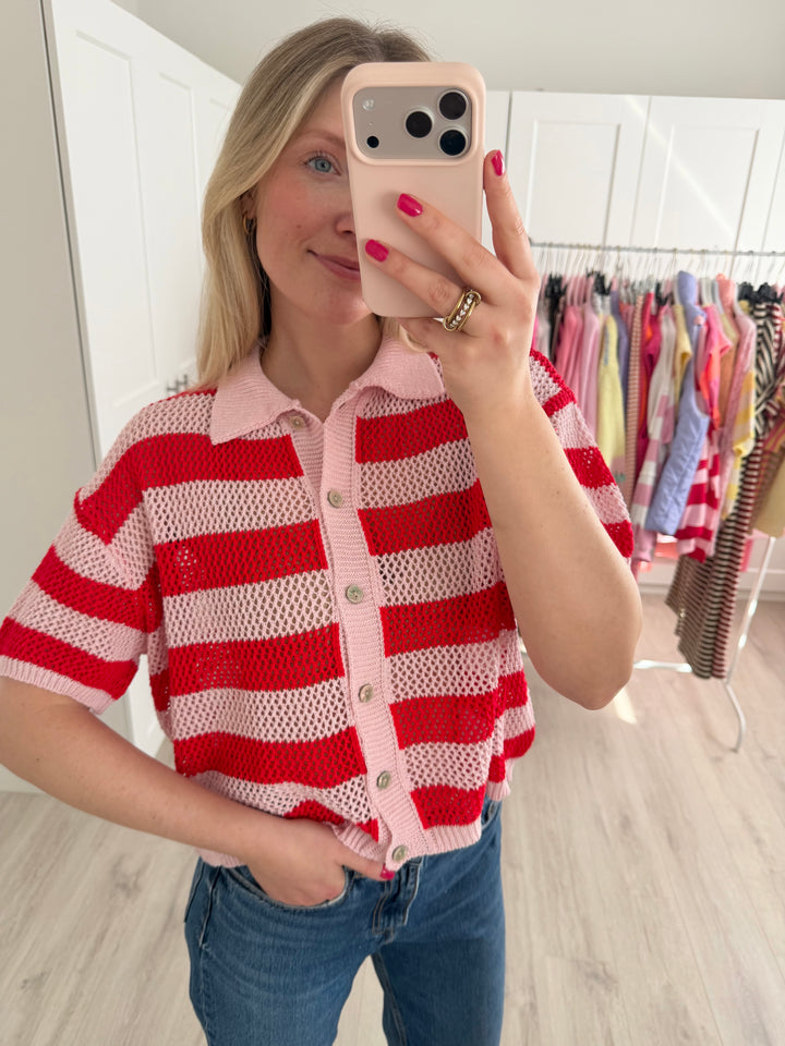 Crochet Polo Shirt