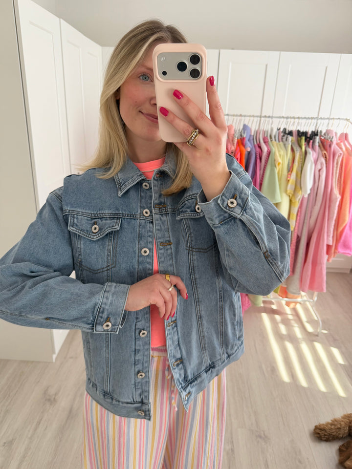 Palm Trees Jeansjacke
