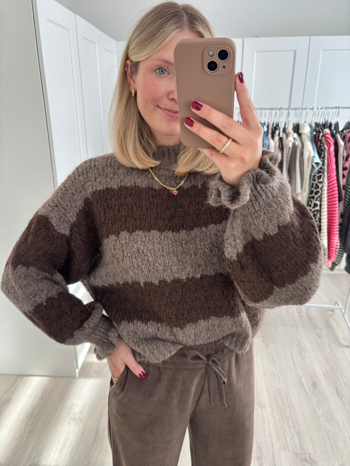 Ruffle Knit Pullover