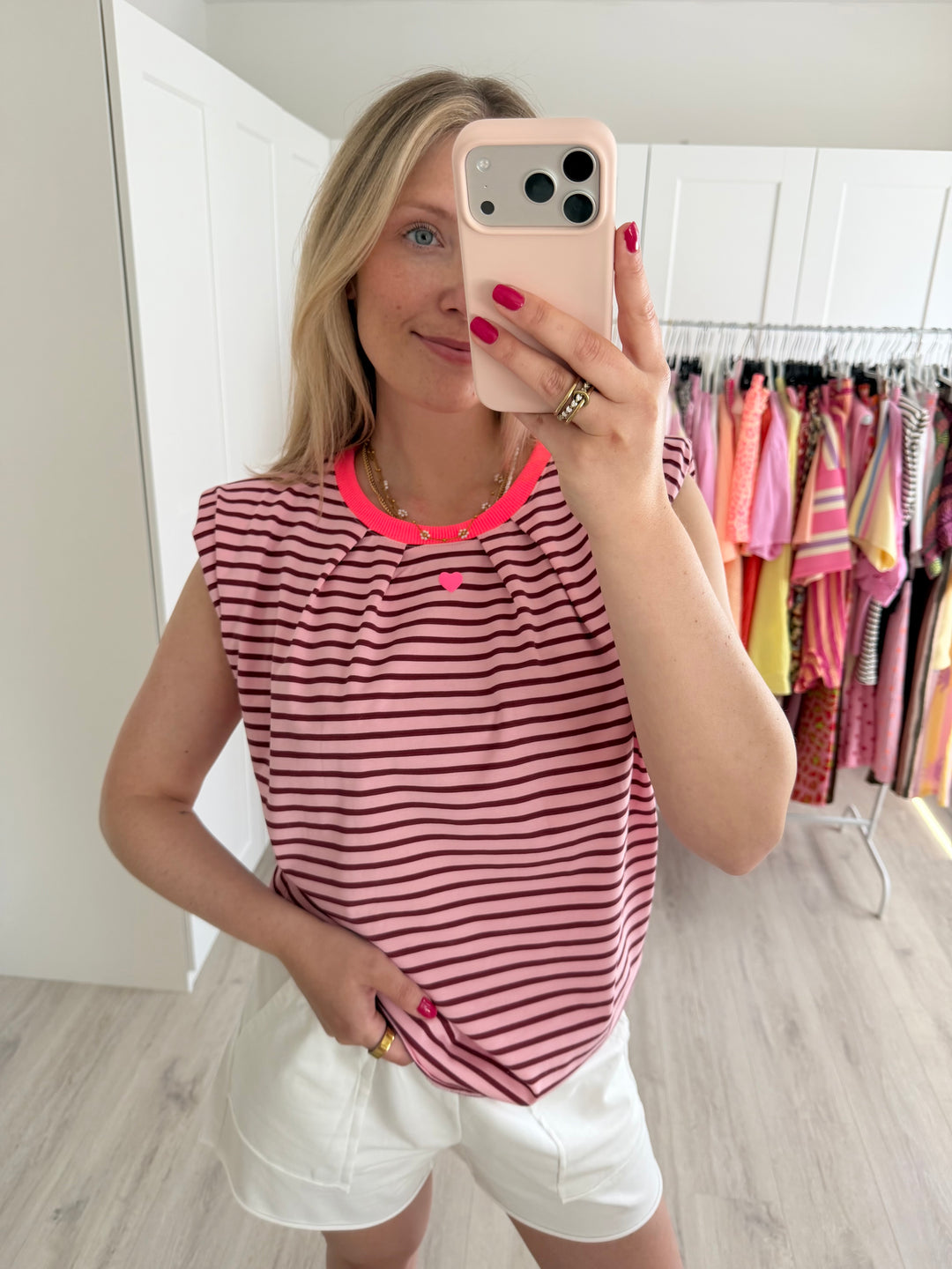 Heart Striped T-Shirt