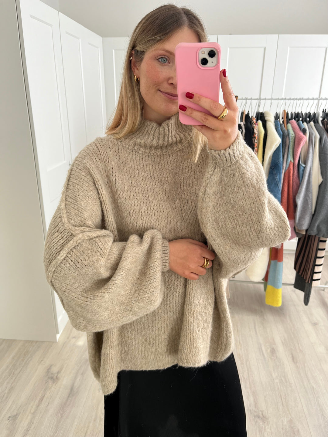 Pullover Classic Knit - Beige