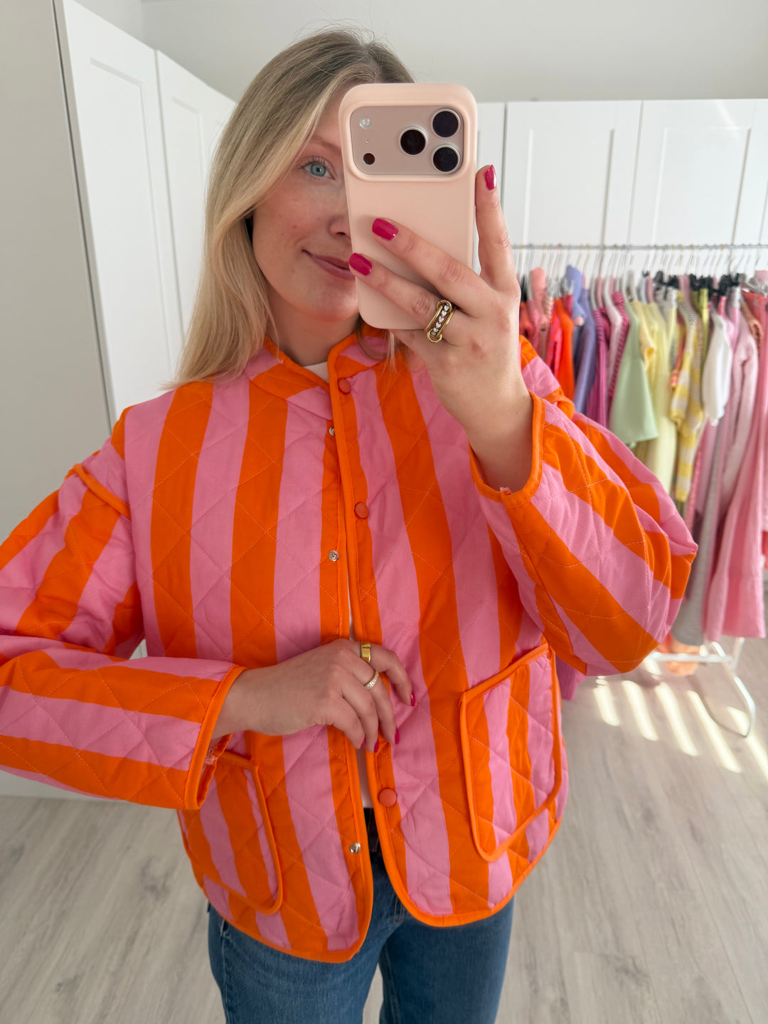 Bold Stripes Jacke