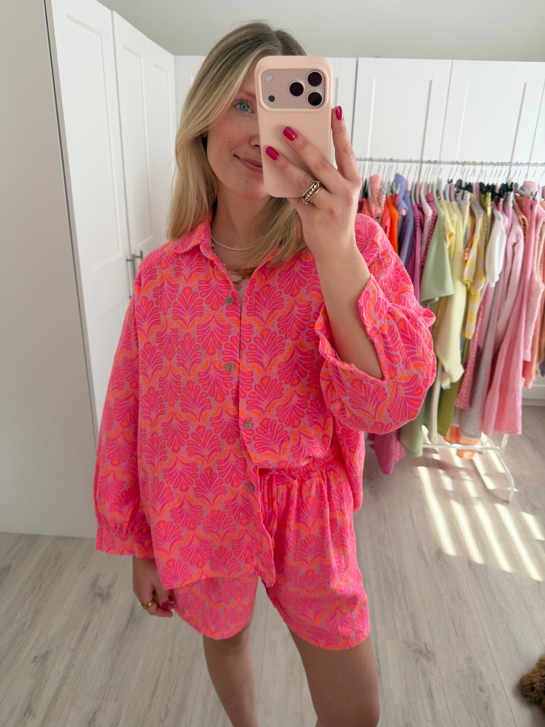 Leafs Musselinbluse