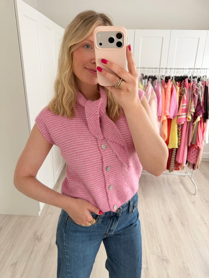 Striped Knit Weste