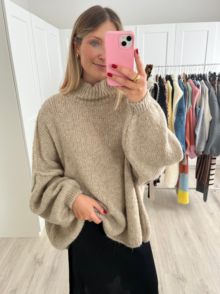 Pullover Classic Knit - Beige