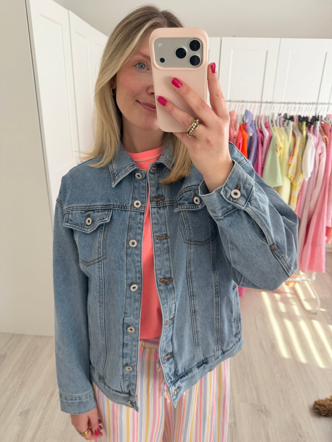 Palm Trees Jeansjacke