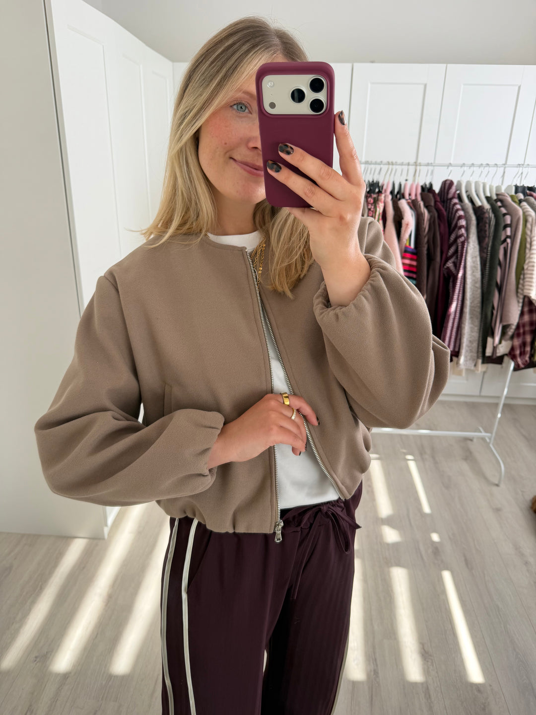 Cropped Bomberjacke