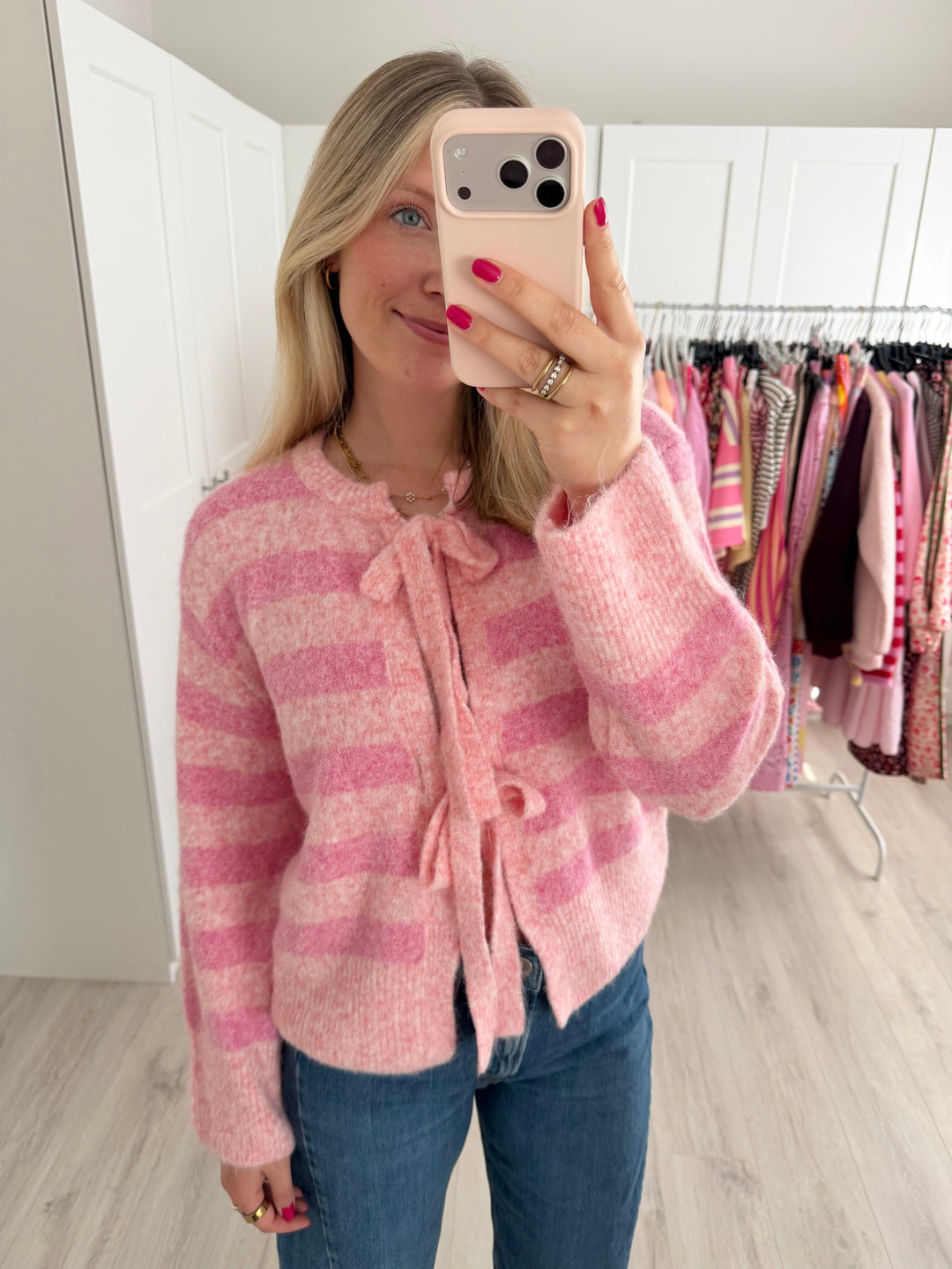 Bow Knit Cardigan