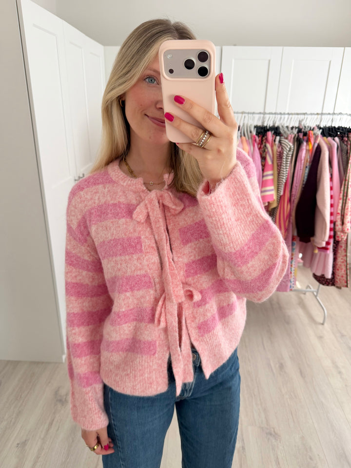 Bow Knit Cardigan