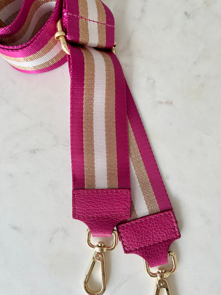 Bagstrap Crossing Lines - Magenta